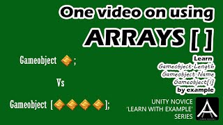 Unity Beginners  How to use Arrays [upl. by Willi]