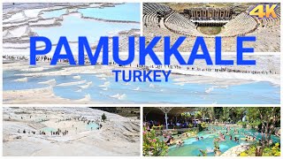 PAMUKKALE  TURKEY 4K [upl. by Wesla]