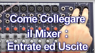 Come collegare il Mixer Audio gli ingressi e le usciteNon sbagliare [upl. by Azeria]