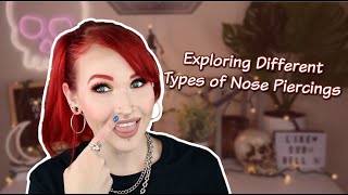 Exploring Different Types of Nose Piercings [upl. by Olaznog]