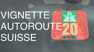 CHANGER VIGNETTE AUTOROUTE SUISSE TUTO 2023 [upl. by Anirad880]