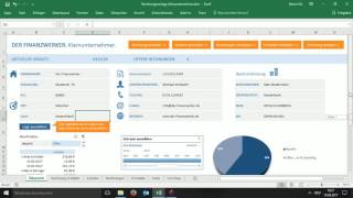 Rechnungen erstellen mit Excel  Der Finanzwerker Tutorial [upl. by Zennas517]