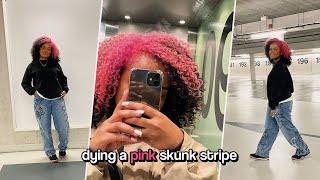 redying my tiktok skunk stripe  PINK [upl. by Ennis]