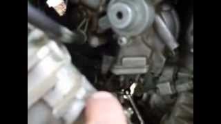 how to remove and install a carburetor on a Kawasaki vulcan 750 [upl. by Chally836]