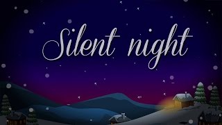 Silent Night Holy Night Song – With Lyrics [upl. by Langston477]