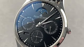 JaegerLeCoultre Master Ultra Thin Perpetual Q1308470 JaegerLeCoultre Watch Review [upl. by Niatsirt]