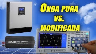 Inversor Onda Pura vs Modificada [upl. by Navada]