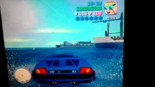 como hacer flotar un carro en el agua en gta vice city [upl. by Zenas]