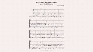 In the Hall of the Mountain King Flute Clarinet Sax Trio Sheet Music [upl. by Cung]