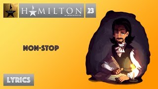 23 Hamilton  NonStop VIDEO LYRICS [upl. by Filippa]