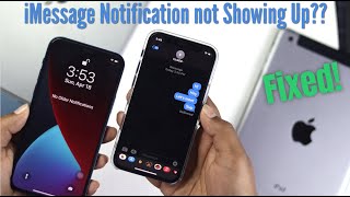 Fix iMessage Notifications are Not Working Text Alerts Not Showing [upl. by Fisken]