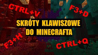 SKRÓTY KLAWISZOWE DO MINECRAFTA KTÓRE MUSISZ ZNAĆ [upl. by Goodard]