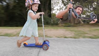 HOW TO TEACH A TODDLER TO SCOOT [upl. by Annanhoj]