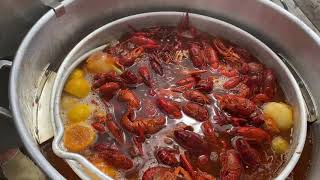 Crawfish Boil using the two Pot [upl. by Bonns]