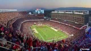 Official San Francisco 49ers Levis Stadium TimeLapse [upl. by Torrey]