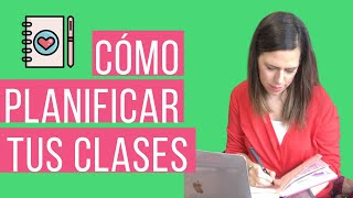 LA PLANIFICACIÓN DE CLASES 📕 ideas para formadores 💡 [upl. by Enajharas]