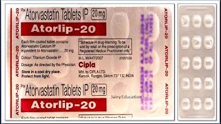 atorlip 20 mg uses in hindi  atorvastatin 20 mg atorlip 10 mg hindi  atorvastatin tablets ip 20 [upl. by Dagney]