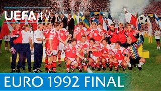 Denmark v Germany UEFA EURO 92 final highlights [upl. by Chloris]