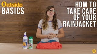 How to ReWaterproof Your Rainjacket  Outside [upl. by Mikael42]