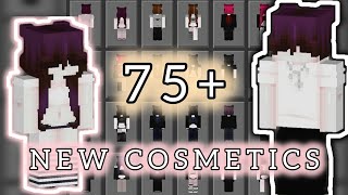 MCPE 12160 NEW 75 Cosmetics Emo Skins  EXT FAHAD  Android Pc Ios [upl. by Noirret]