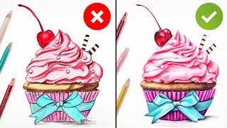 DOS amp DONTS How to Draw with Colored Pencils [upl. by Saerdna]