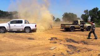 LandCruiser vs Amarok [upl. by Leidba102]