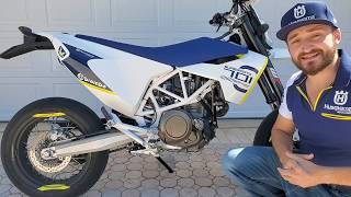 Husqvarna 701 Supermoto Review [upl. by Errecart813]