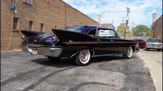 1961 Imperial LeBaron in Black amp Engine Sound on My Car Story with Lou Costabile [upl. by Goldina]