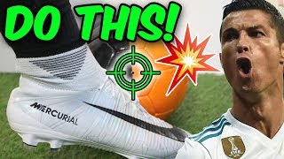 How To Shoot CR7 Freekicks Like Ronaldo With Knuckleball Battle [upl. by Piderit66]