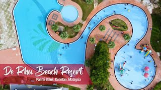 De Rhu Beach Resort Pantai Balok Beserah Kuantan Pahang Malaysia 4k video [upl. by Mirelle]