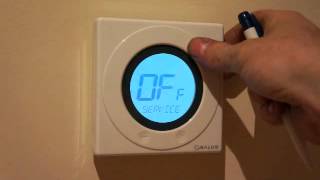 How to use the Salus  Sseries ST620RF Wireless thermostat [upl. by Ymmik67]