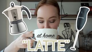 HOW TO MAKE A quotLATTEquot AT HOME moka pot  frother [upl. by Edecrem]