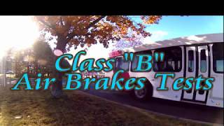 UMass Transit Services  Class B Road Test  Air Brakes Tests [upl. by Pangaro154]