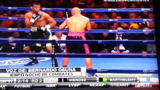 Rances Barthelemy vs Argenis Mendez [upl. by Einahpts]