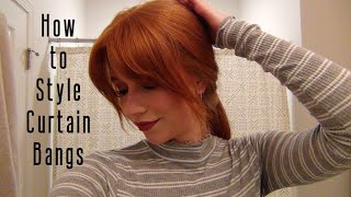 How to Style Curtain Bangs [upl. by Klina]