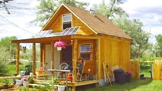 How to build a 14x14 solar cabin [upl. by Casar]