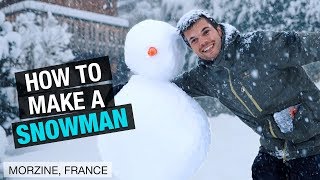 How To Make A Snowman tutorial [upl. by Ogdon639]