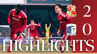 Extended Highlights Swindon Town vs Barrow [upl. by Eeralih928]