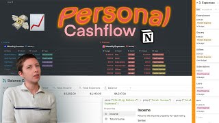 Notion Build With Me Track Budget Income And Expenses [upl. by Janela875]