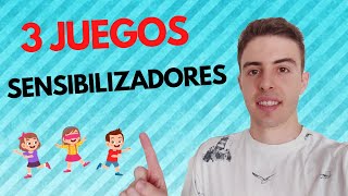 3 JUEGOS SENSIBILIZADORES sobre la DISCAPACIDAD para NIÑOS [upl. by Susanetta]