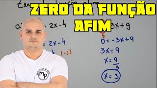 Função Afim 03 Zero da função Afim [upl. by Marris]