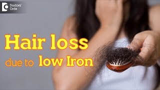 Iron deficiency Hair Loss  Causes Prevention Treatment  Dr Rasya Dixit  Doctors Circle [upl. by Adis]