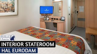 HAL Eurodam  Interior Stateroom Walkthrough Tour amp Review 4K  Holland America Cruise Line [upl. by Rauch]