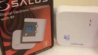 Salus Digital Electronic Wireless Thermostat with RF  RT300RF [upl. by Novhaj]