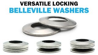 Belleville Conical Washers  Overview  Fasteners 101 [upl. by Micco]