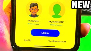 How To Have MULTIPLE SnapChat Accounts on ANY iPhone  Android EASY [upl. by Aniwde14]