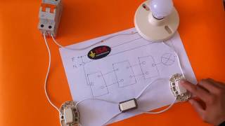 Cómo encender y apagar lámparas de tres lugares diferentes [upl. by Krid203]