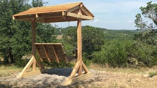 How to Build A Porch Swing Frame  DIY [upl. by Josephine245]