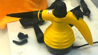 Handheld Steam Cleaner  Comforday Review and Demo [upl. by Nelrac607]