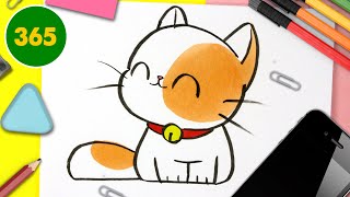 comment dessiner CHATON KAWAII 💖 Chat kawaii 💖 dessins kawaii faciles [upl. by Monaco]